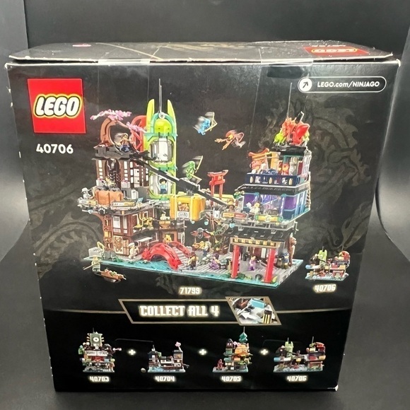 LEGO Micro NINJAGO City Markets 40706 – VIP Exclusive Micro Set – New Sealed - Picture 5 of 6